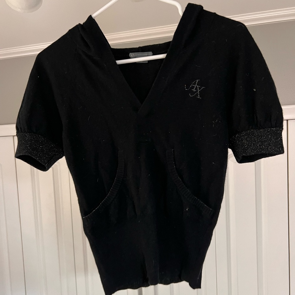 Hoodie Wool Top
